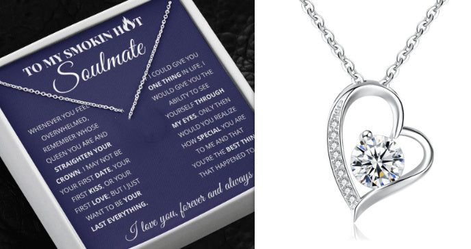 Promise in Silver – S925 Sterling Silver Heart-Shaped Pendant Necklace for Her