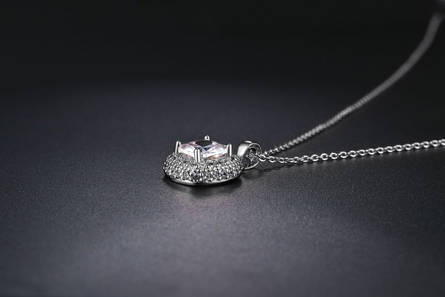 Modern Love, Square Grace – Ladies’ Pendant Necklace