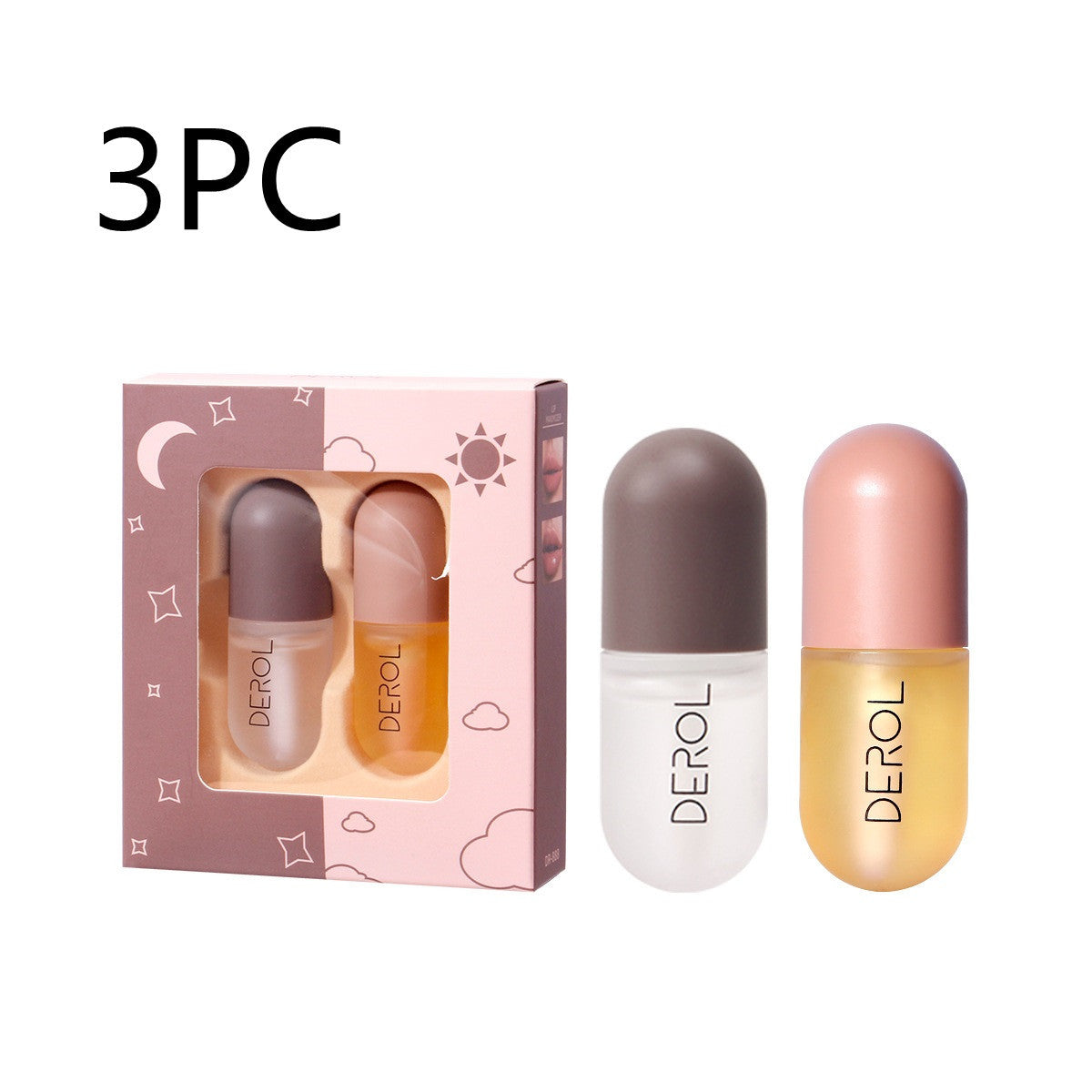 Lip Plumper, Day Night Instant Volume / Oil Clear Lasting Nourishing Repairing Reduce Lip Fine Line Care Lip Beauty Cosmetic