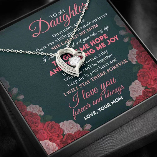 Ever Yours – Mother & Daughter Clavicle Heart Necklace