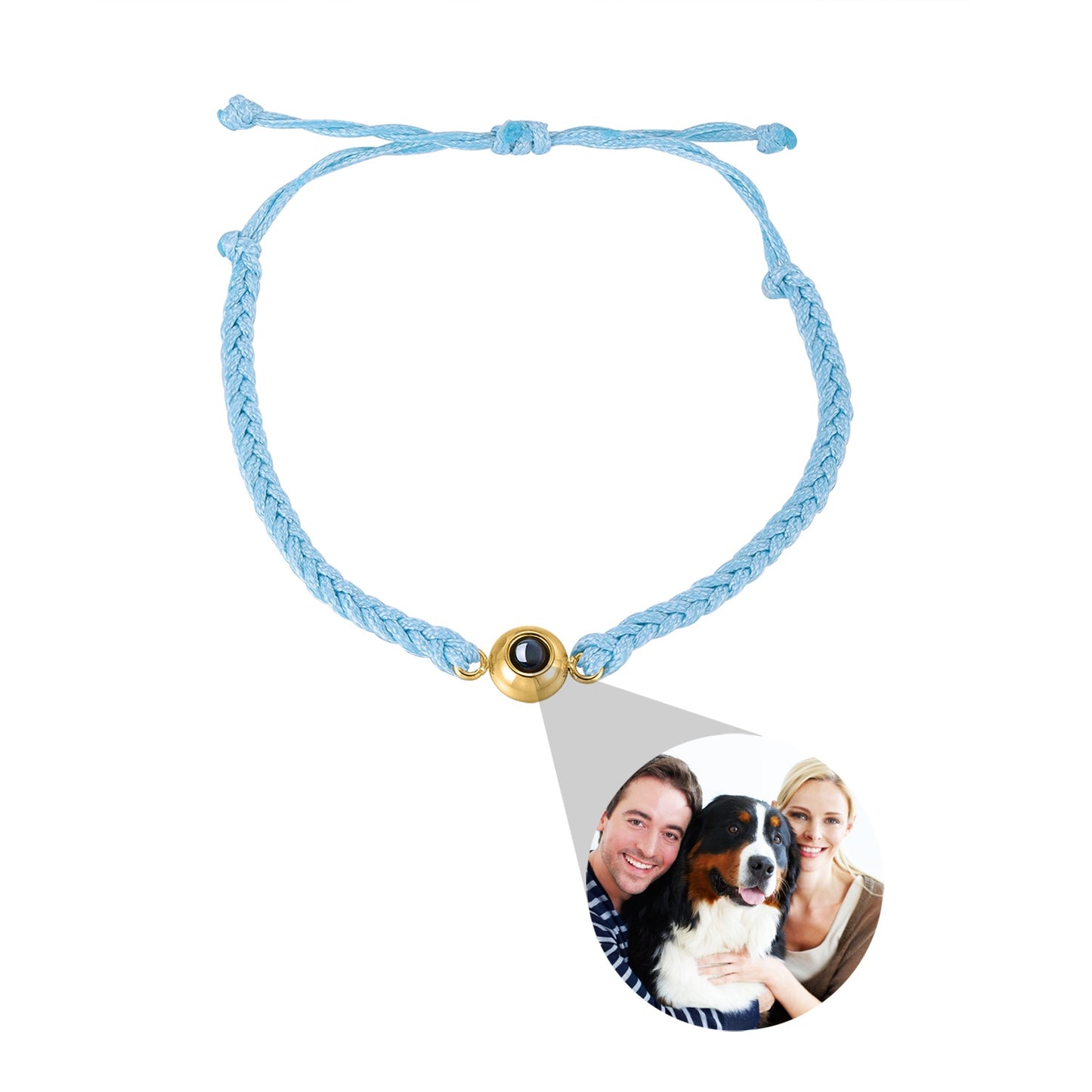 Our Story, In Light – Custom Photo Projection Bracelet