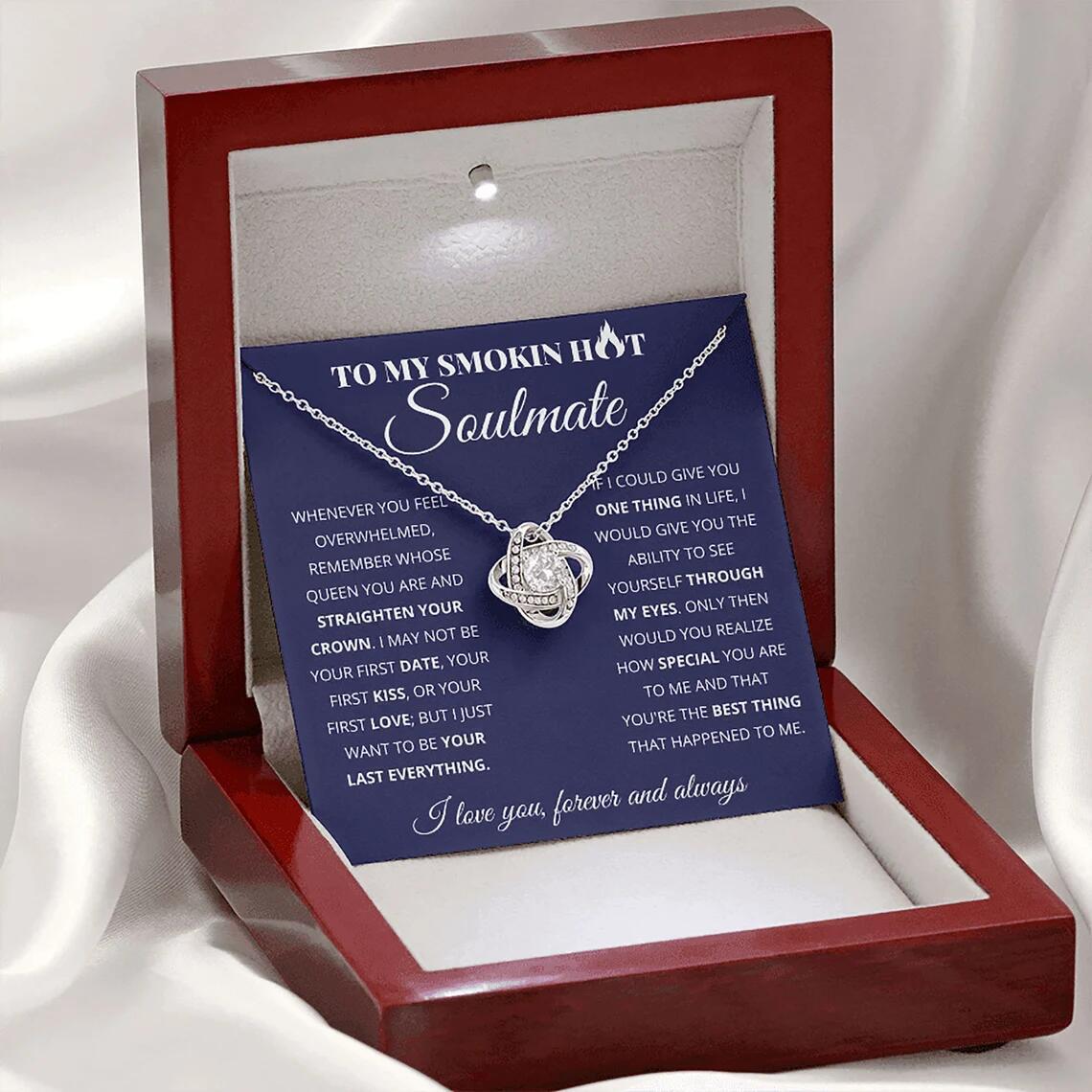 Luck & Love Worn Close – Four-Leaf Clover Heart Necklace
