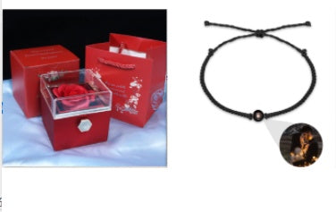 Our Story, In Light – Custom Photo Projection Bracelet