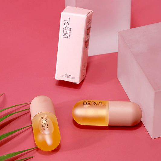 Lip Plumper, Day Night Instant Volume / Oil Clear Lasting Nourishing Repairing Reduce Lip Fine Line Care Lip Beauty Cosmetic