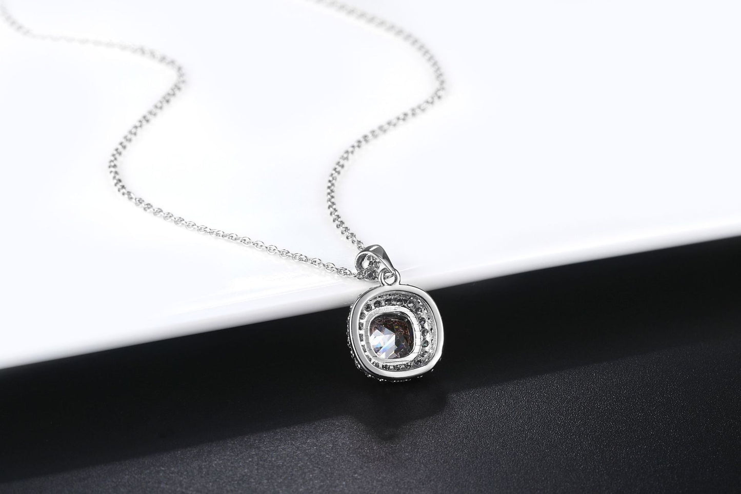 Modern Love, Square Grace – Ladies’ Pendant Necklace