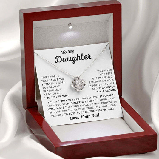 Heart of Eternity – Hollow Clavicle Pendant for Daughter with wooden light box.