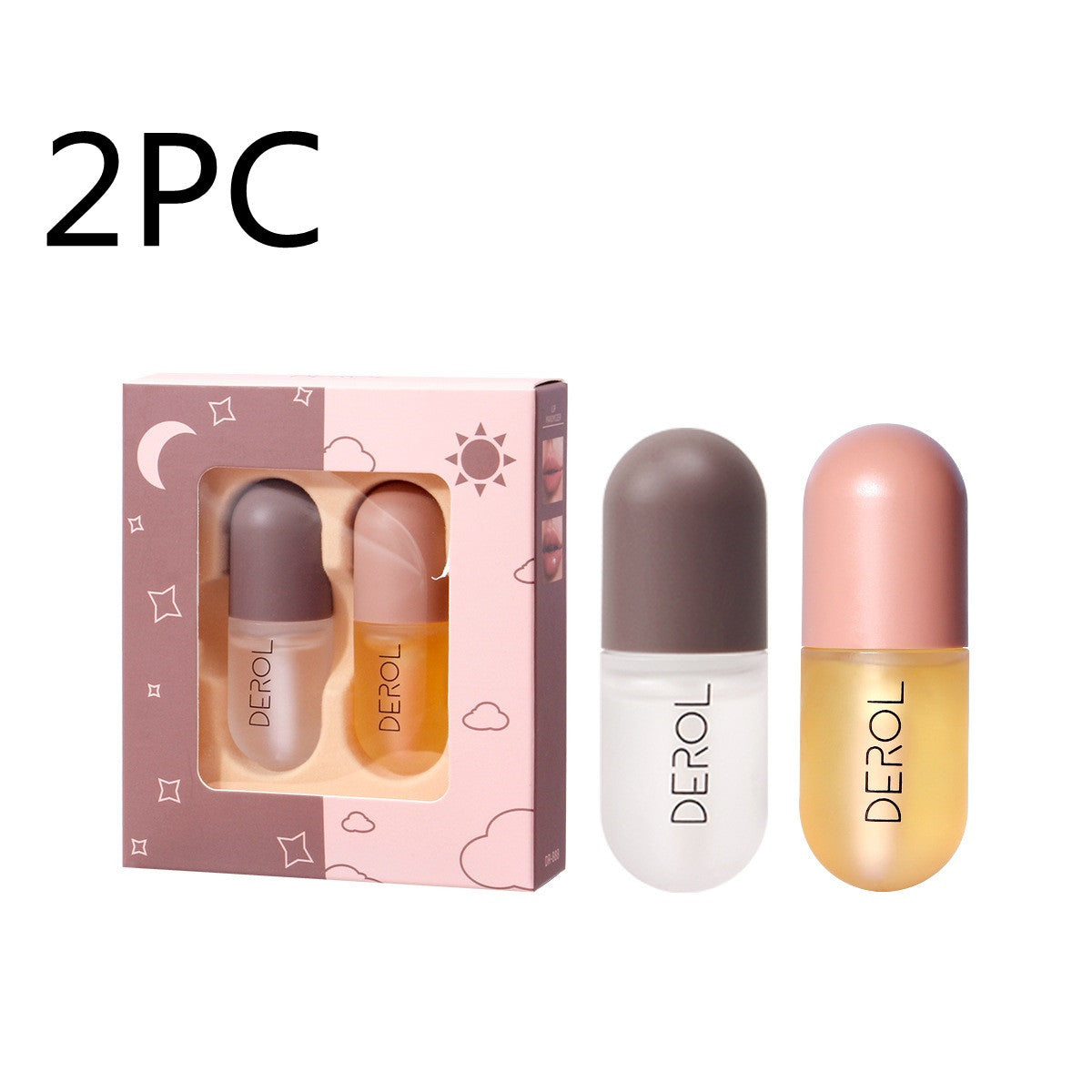 Lip Plumper, Day Night Instant Volume / Oil Clear Lasting Nourishing Repairing Reduce Lip Fine Line Care Lip Beauty Cosmetic