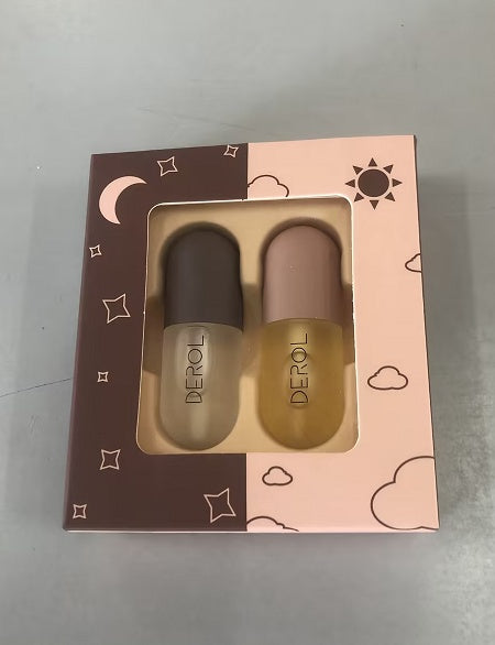 Lip Plumper, Day Night Instant Volume / Oil Clear Lasting Nourishing Repairing Reduce Lip Fine Line Care Lip Beauty Cosmetic