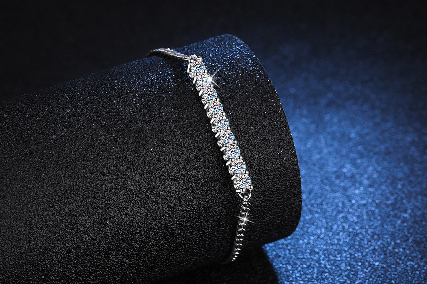 Soul Link – S925 Sterling Silver Cuban Moissanite Bracelet – Dazzling Luxury for Every Occasion