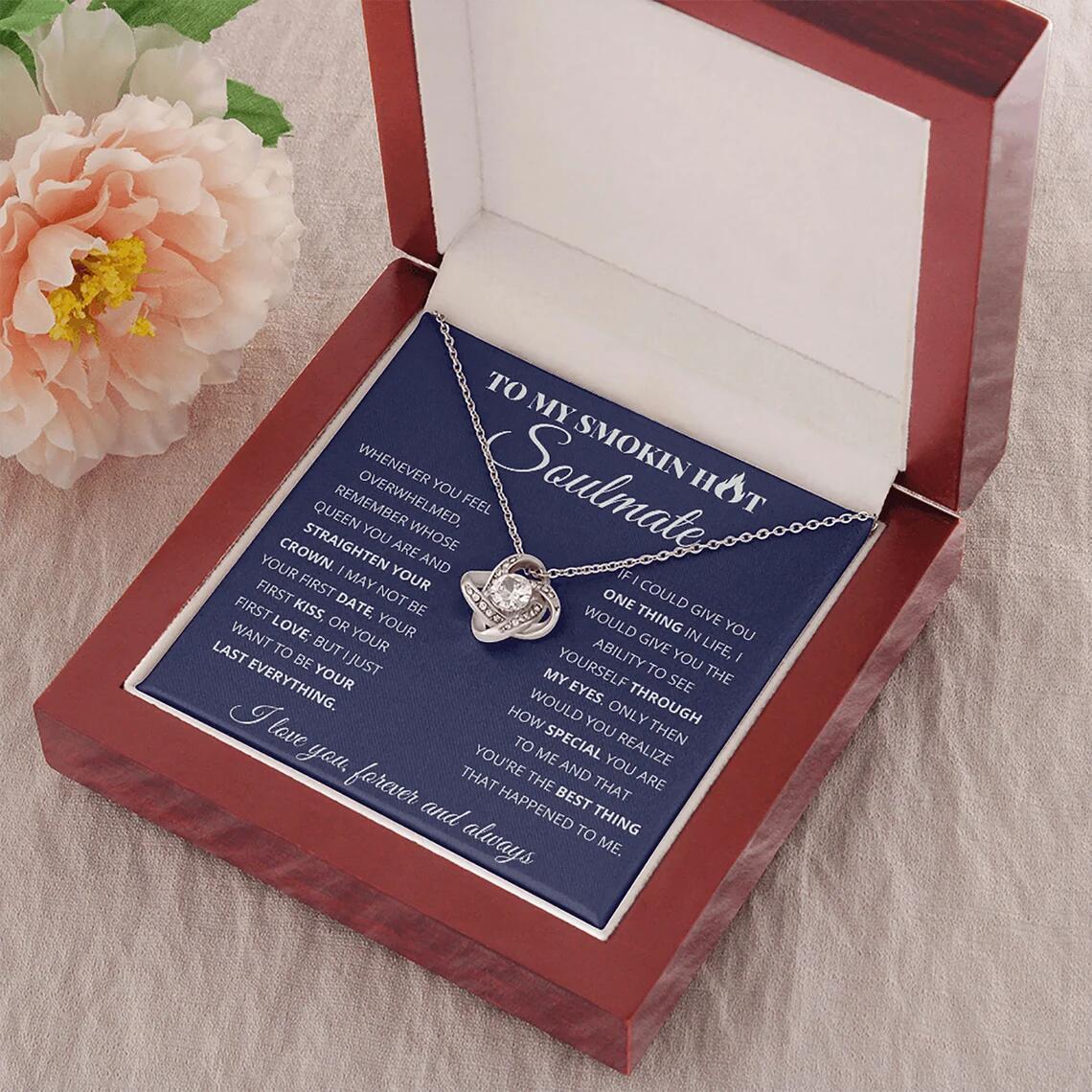 Luck & Love Worn Close – Four-Leaf Clover Heart Necklace