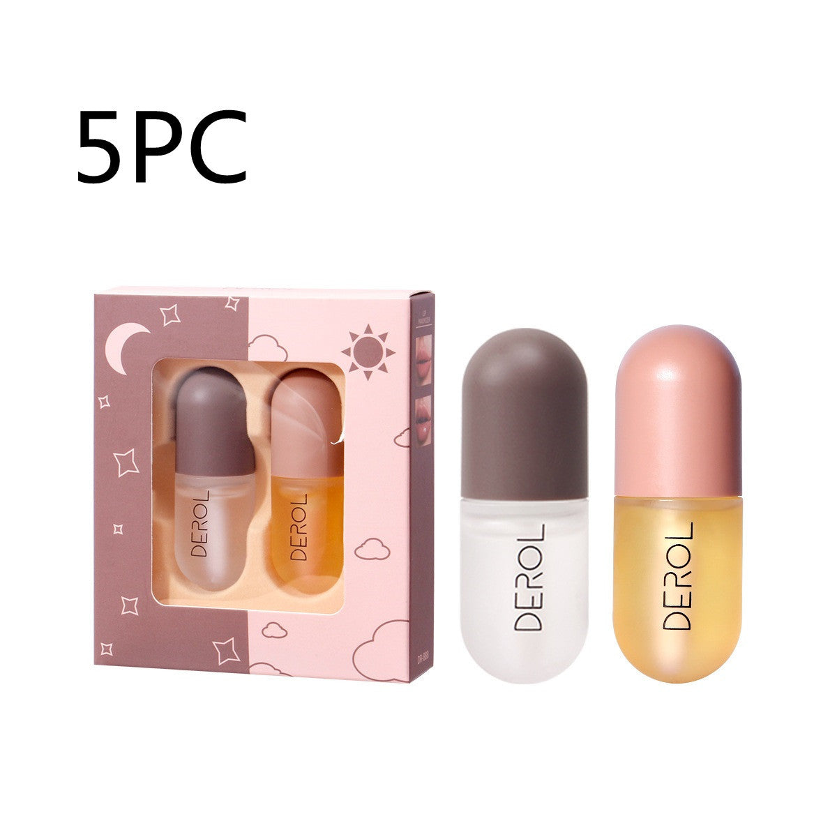 Lip Plumper, Day Night Instant Volume / Oil Clear Lasting Nourishing Repairing Reduce Lip Fine Line Care Lip Beauty Cosmetic