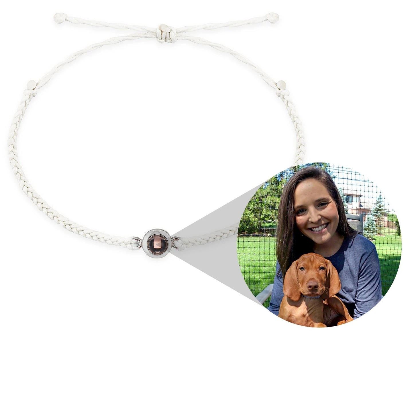 Our Story, In Light – Custom Photo Projection Bracelet