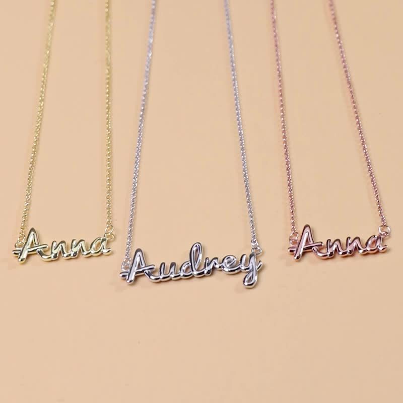 Your Name, Your Story – Personalized Stainless Steel Necklace 925 Silver