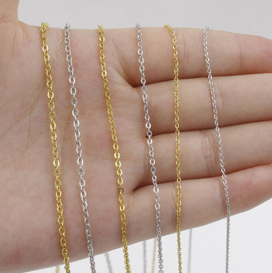 Forever Yours – Personalised Peach Clavicle Chain Necklace