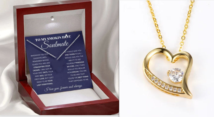 Promise in Silver – S925 Sterling Silver Heart-Shaped Pendant Necklace for Her