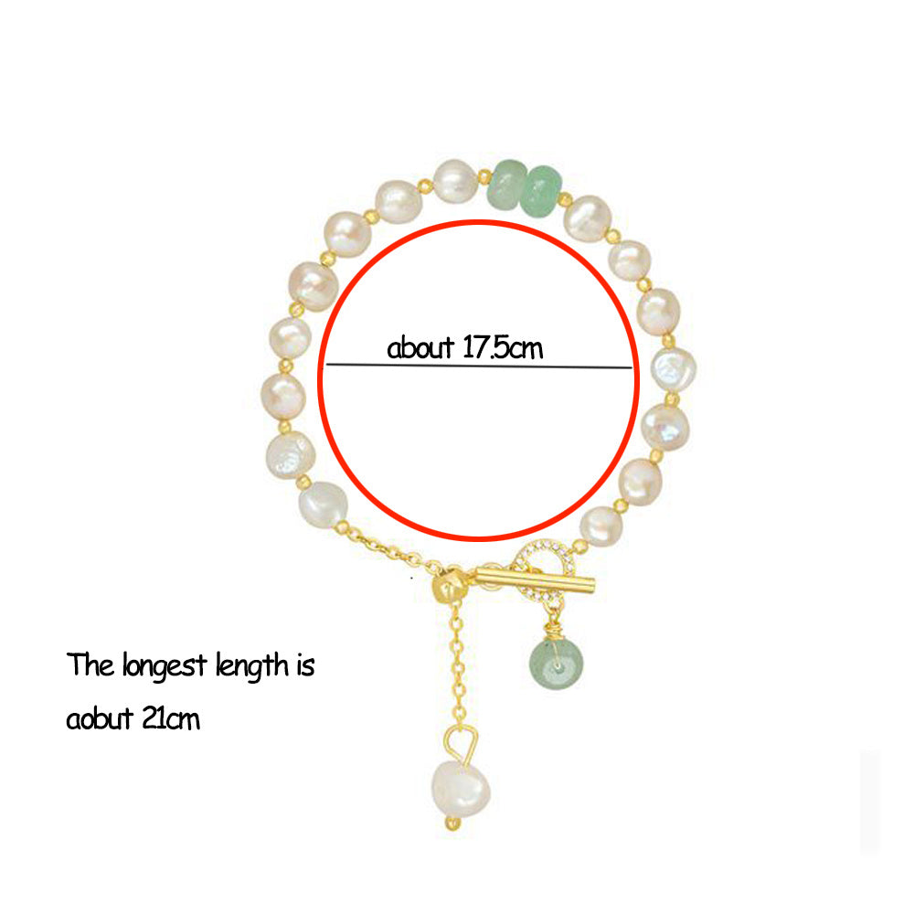 Ocean Whispers – Irregular Freshwater Pearl Adjustable Bracelet