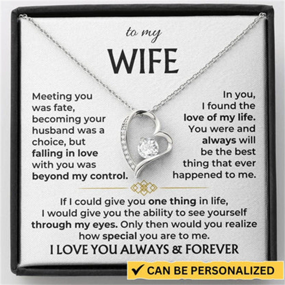 Love in Every Breath – Hollow Love Heart Necklace Pendant