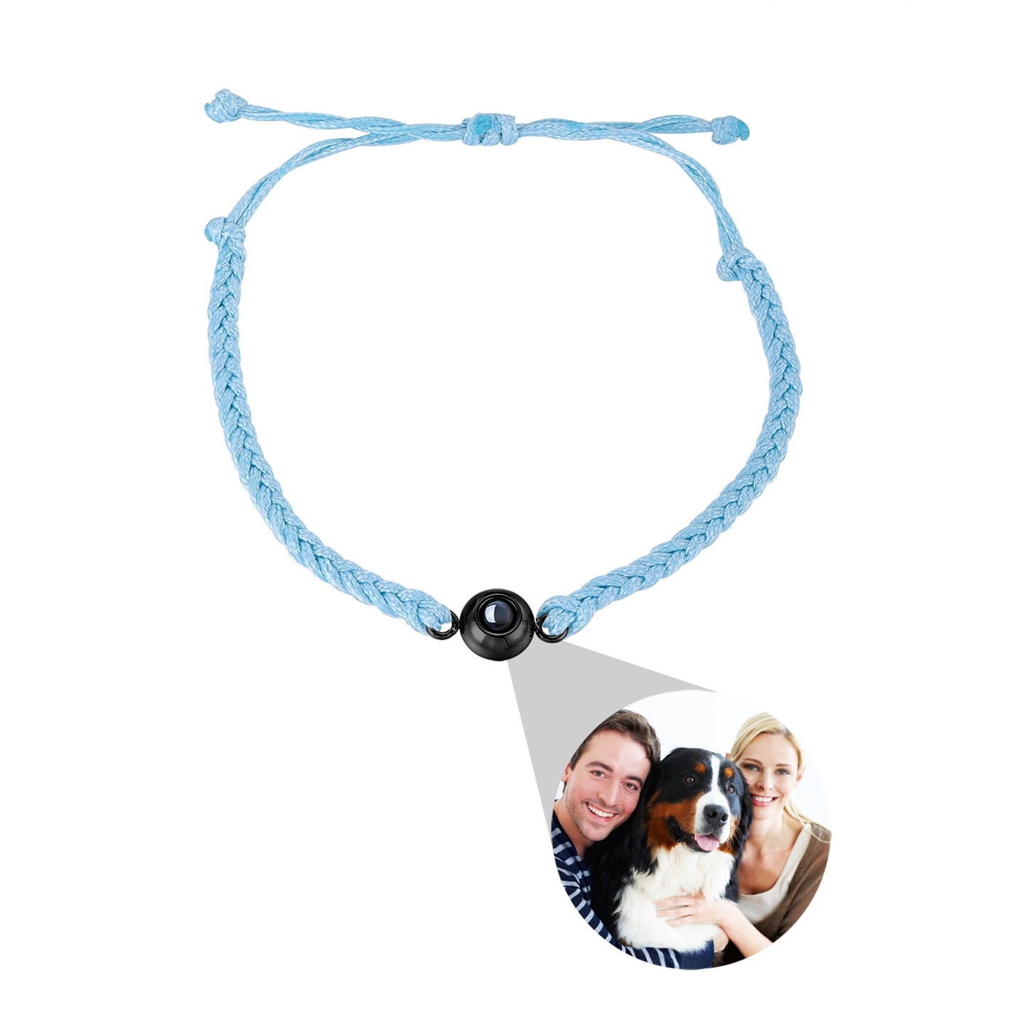 Our Story, In Light – Custom Photo Projection Bracelet