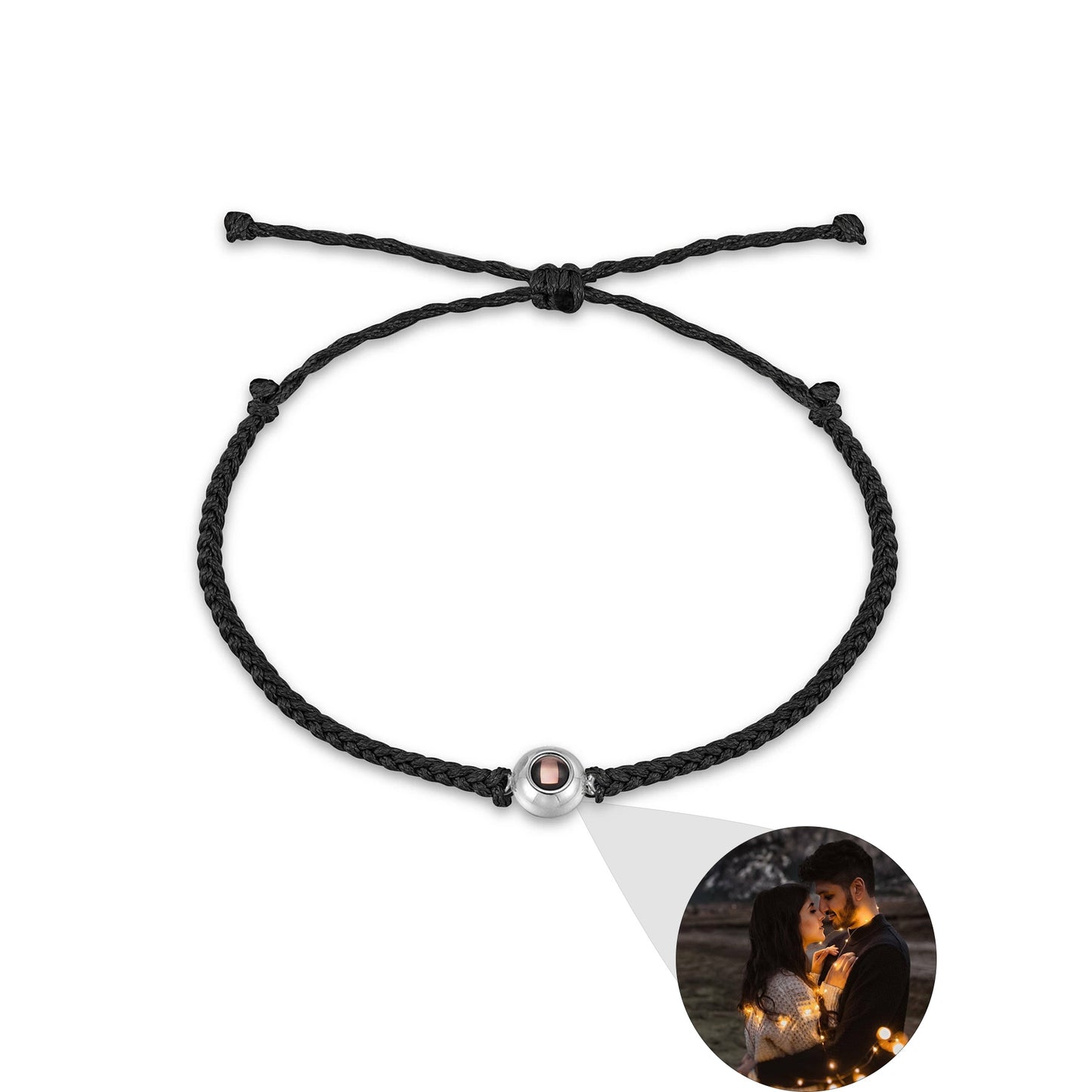 Our Story, In Light – Custom Photo Projection Bracelet