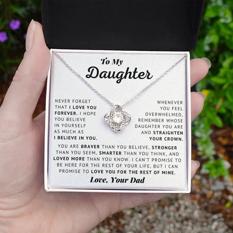 Heart of Eternity – Hollow Clavicle Pendant for Daughter with wooden light box.