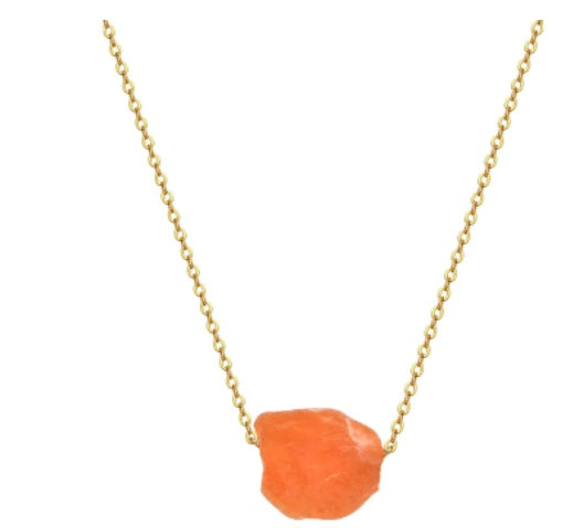 Living Roots - Stone Crystal Pillar Tree Of Life Pendant Ins Fashion Necklace