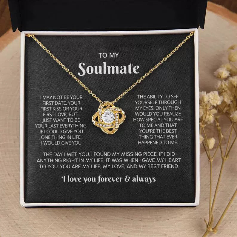 Luck & Love Worn Close – Four-Leaf Clover Heart Necklace