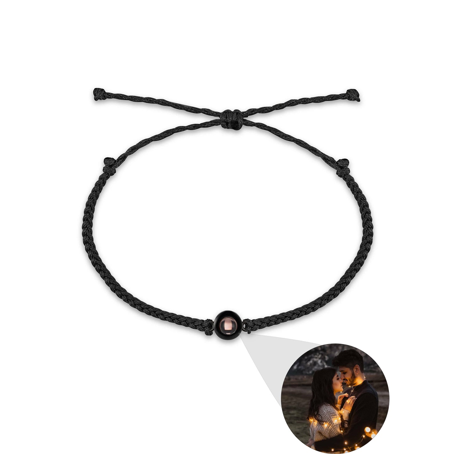 Our Story, In Light – Custom Photo Projection Bracelet