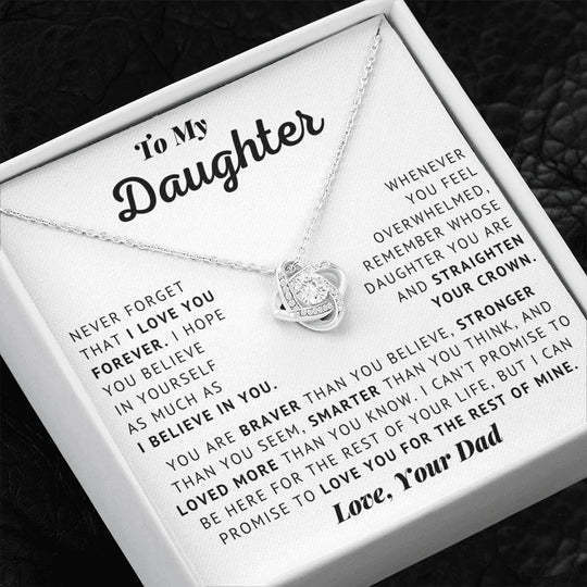 Heart of Eternity – Hollow Clavicle Pendant for Daughter with wooden light box.
